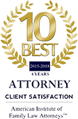 10 Best Attorney 2015-2018 AIFLA